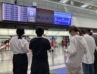 羽田空港の活動の様子